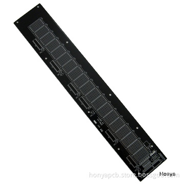Double Side PCB With Green and Black Solder Mask (LPI)